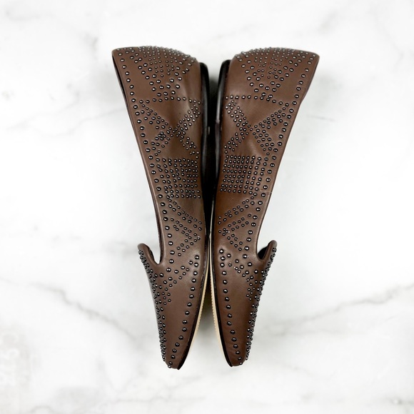 BCBG MAXAZRIA • Studded Pointed Flats • 7M - Picture 8 of 12